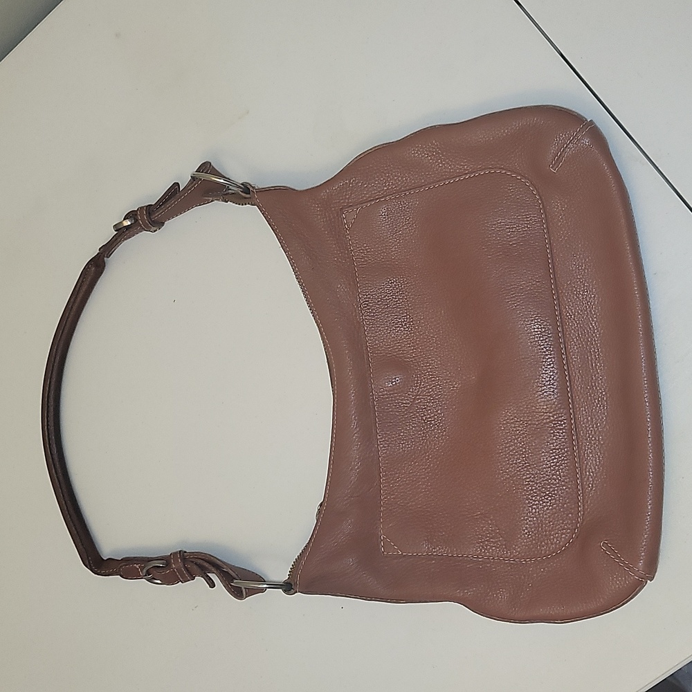 Deda Used Brown Leather Italian Purse